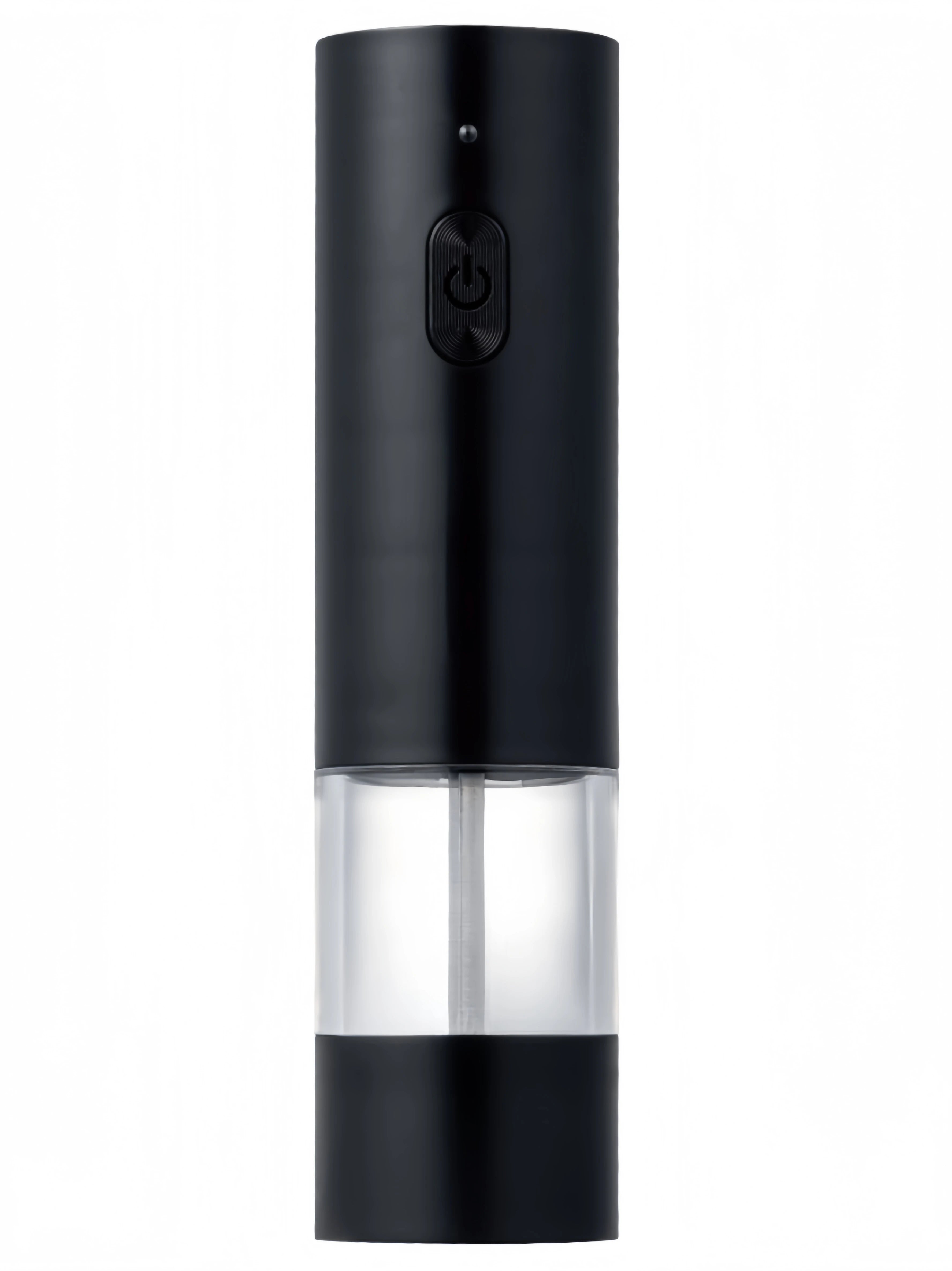 Rechargeable Electric Salt&Pepper Grinder Set with Wood Base, Automatic One‑Hand Operated Spice Mill with Adjustable Coarseness