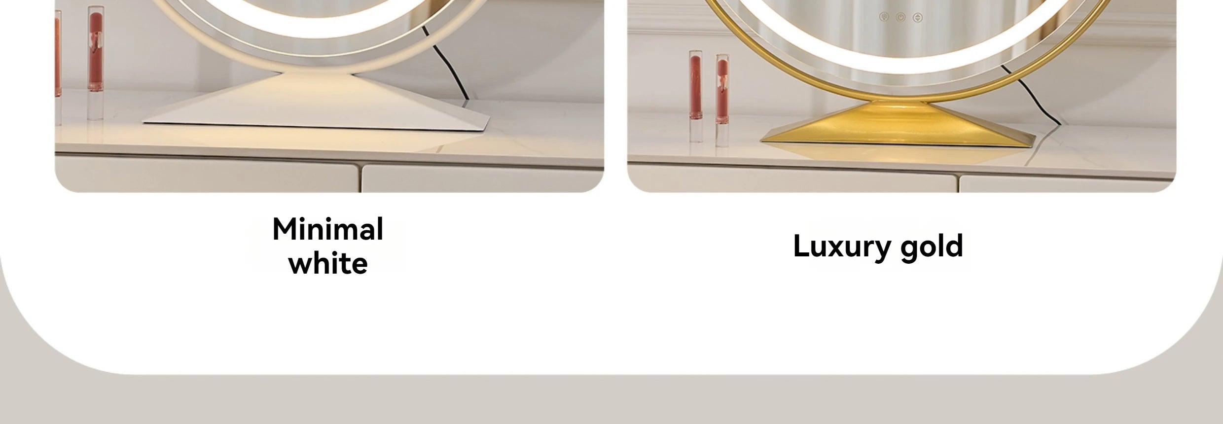 Beauty Mirror Smart Circle Internet Celebrity Bedroom Mirror Makeup Mirror Makeup Mirror Makeup Mirror Home Desktop