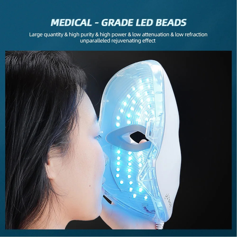 7 Colors LED Face Mask Facial LED Mask Skin Care Facial Spa Home Use Beauty Machine