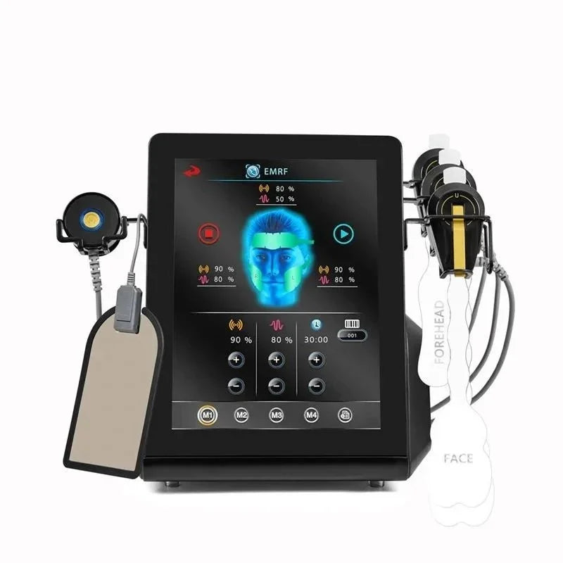 Full Face Muscle Stimulator Double Chin Removal EMS Facial Sculpting Machine