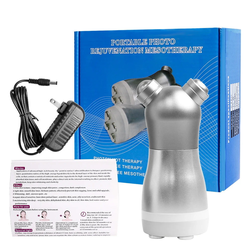 RF Radio Frequency Body Face Massager LED Photon Face Massager Photon Face Lifting Tighten Mesotherapy Rejuvenation Face Lifting