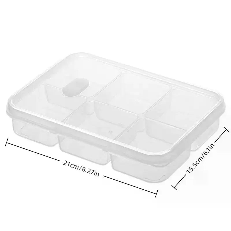 Refrigerator Food Storage Containers, Suitable For Meat And Other Food, Food-grade Airtight Containers, 2/4/6 Compartments.