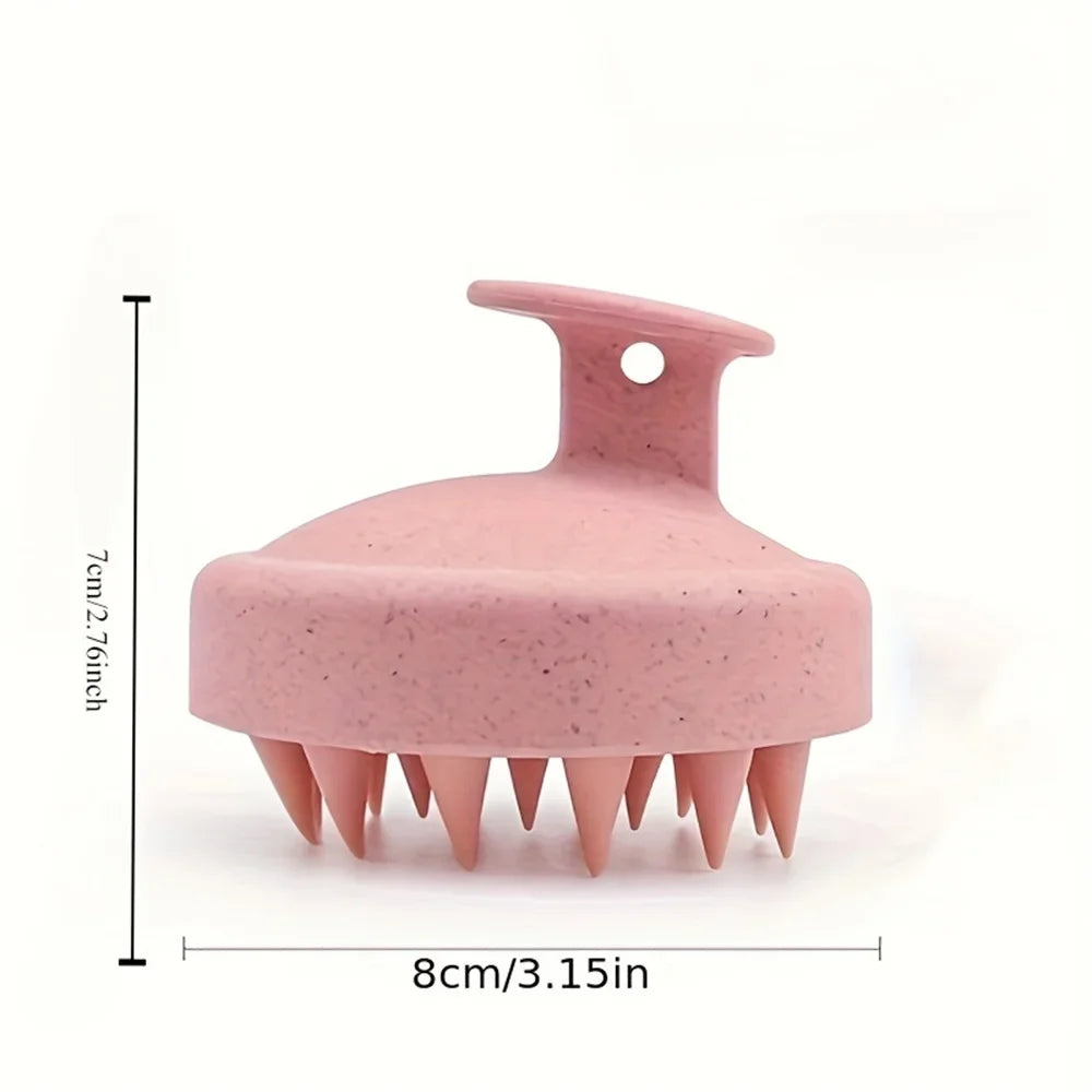 Silicone Shampoo Brush Body Massage Brush Bath Shower Brush Salon Hairdressing Tool Scalp Massage Comb Hair Washing Comb