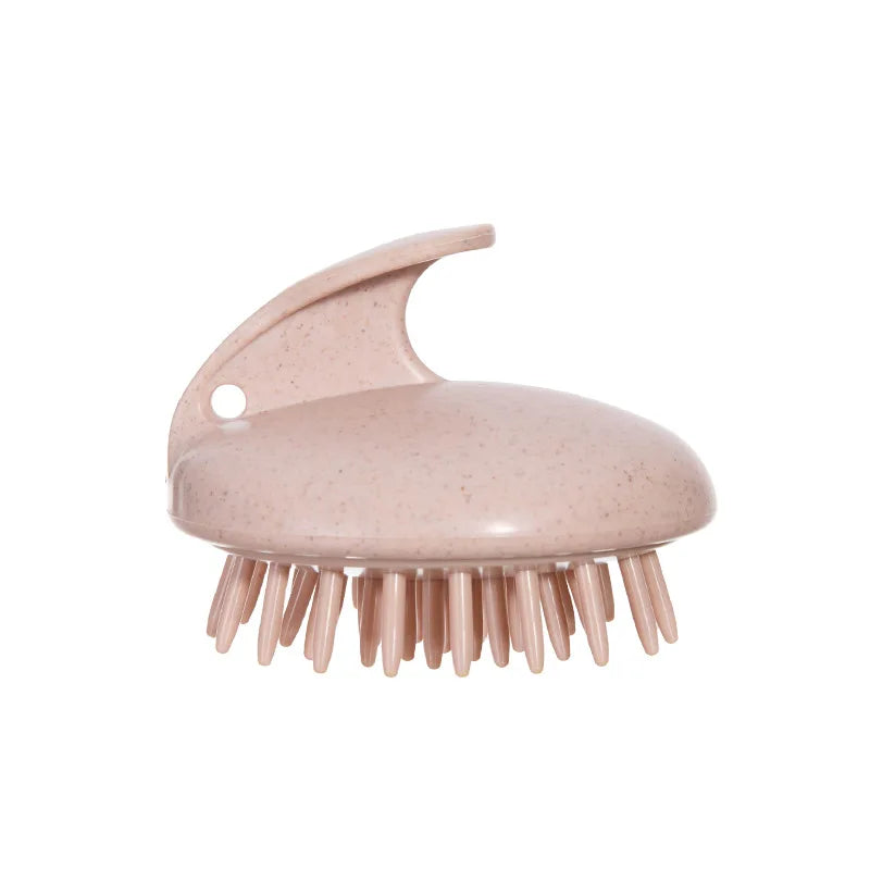 Scalp Care Shampoo Brush Soft Silicone Hair Scrubber Ergonomic Hair Washing Brush for Deep Clean Scalp Massage