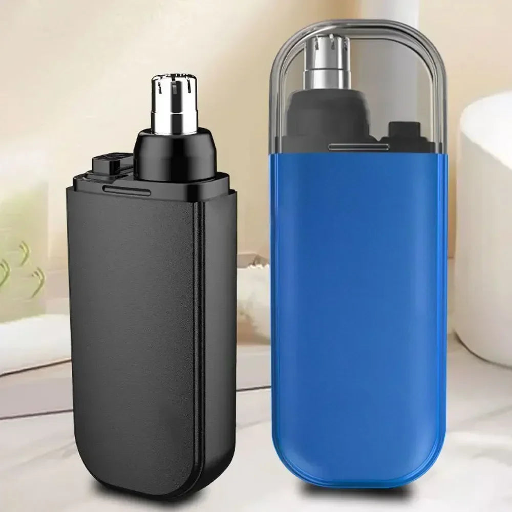 USB Rechargeable Electric Nose Hair Trimmer Nose Hair Razor Washable Nose Shaver Machine With Cleaning Brush for Men and Women