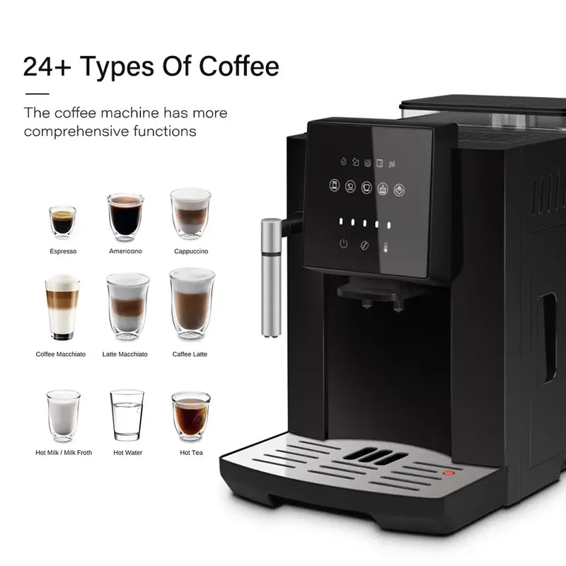 for Espresso Coffee Machine Portable Automatic Electric Maker Home Commercial Use Business Office Barista Brewing Device
