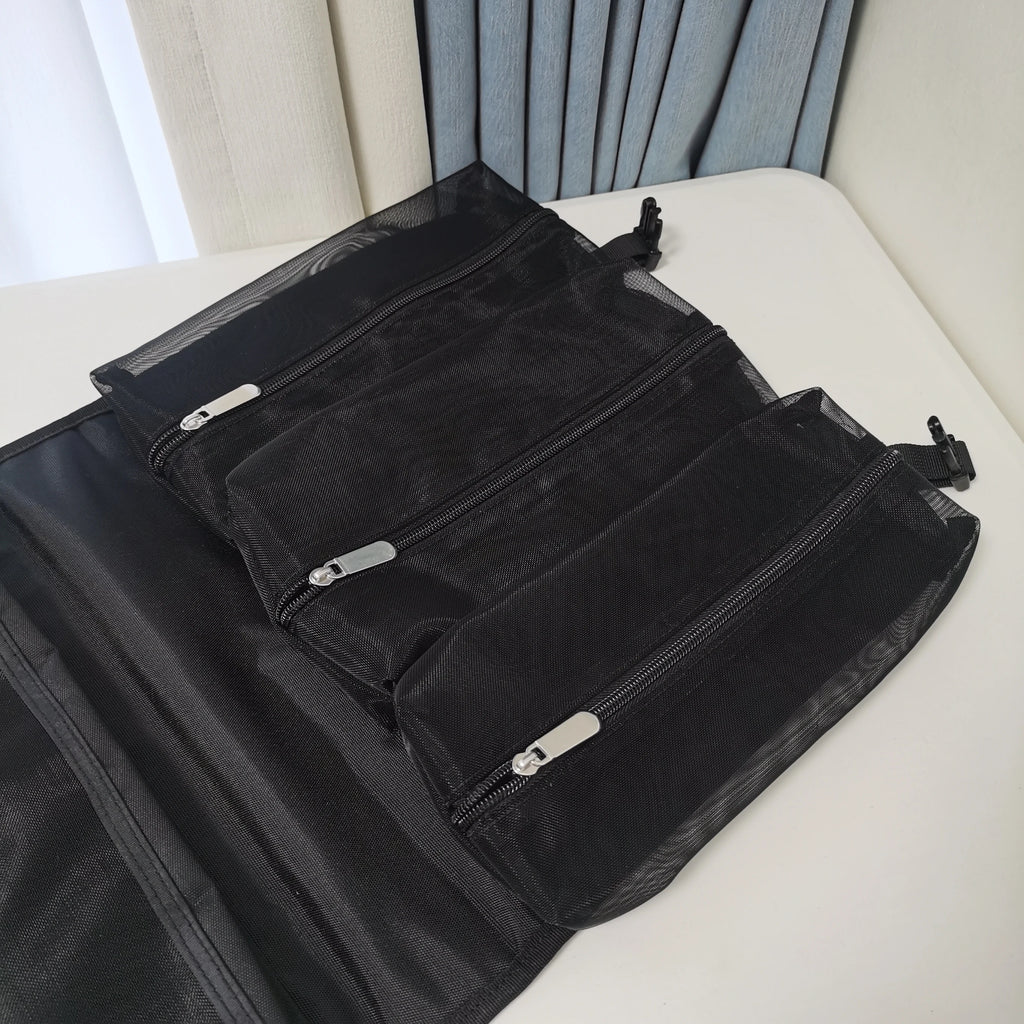 Foldable Makeup Bag Cosmetic Organizer Professional Makeup Artist Touch Up Bag