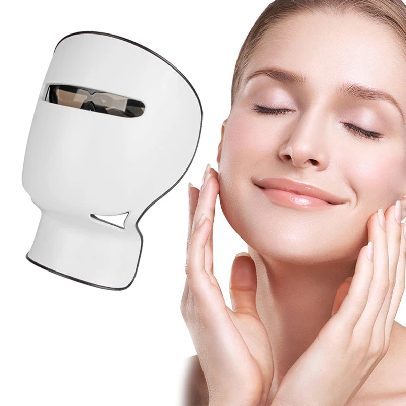 Led phototherapy facial skincare and beauty 7-color mask facial care anti-aging