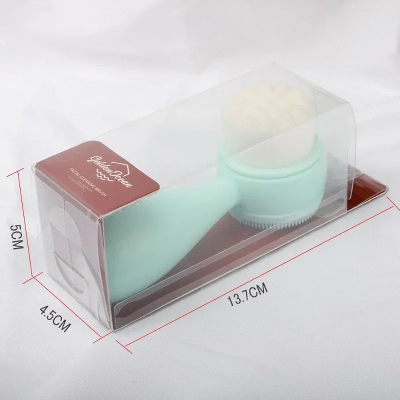 Facial Cleansing Brush Manual Soft Face Massager Skin Pore Clean Brush Face Skin Care Face Cleansing Makeup Remover Beauty Tools