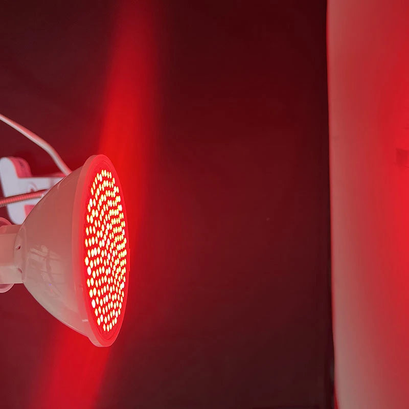 LED 660nm Red And 850nm Near Infrared Combo Therapy Device For Skin Care Pain Relief Red Light Therapy Bulb With Lamp Clip