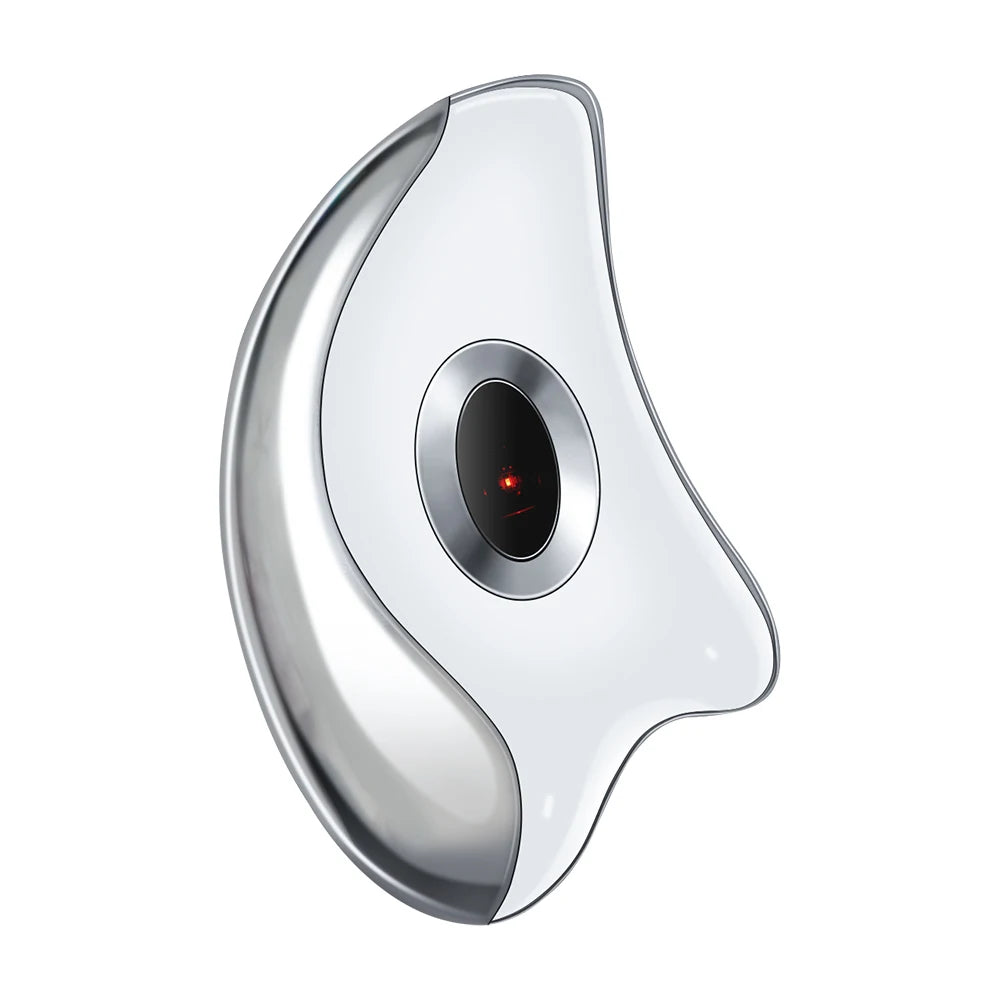 Electric GuaSha Face Hot Compress Vibration Massager Facial Lifting Double Chin Remove Guasha Board Scraping Neck Lift Machine