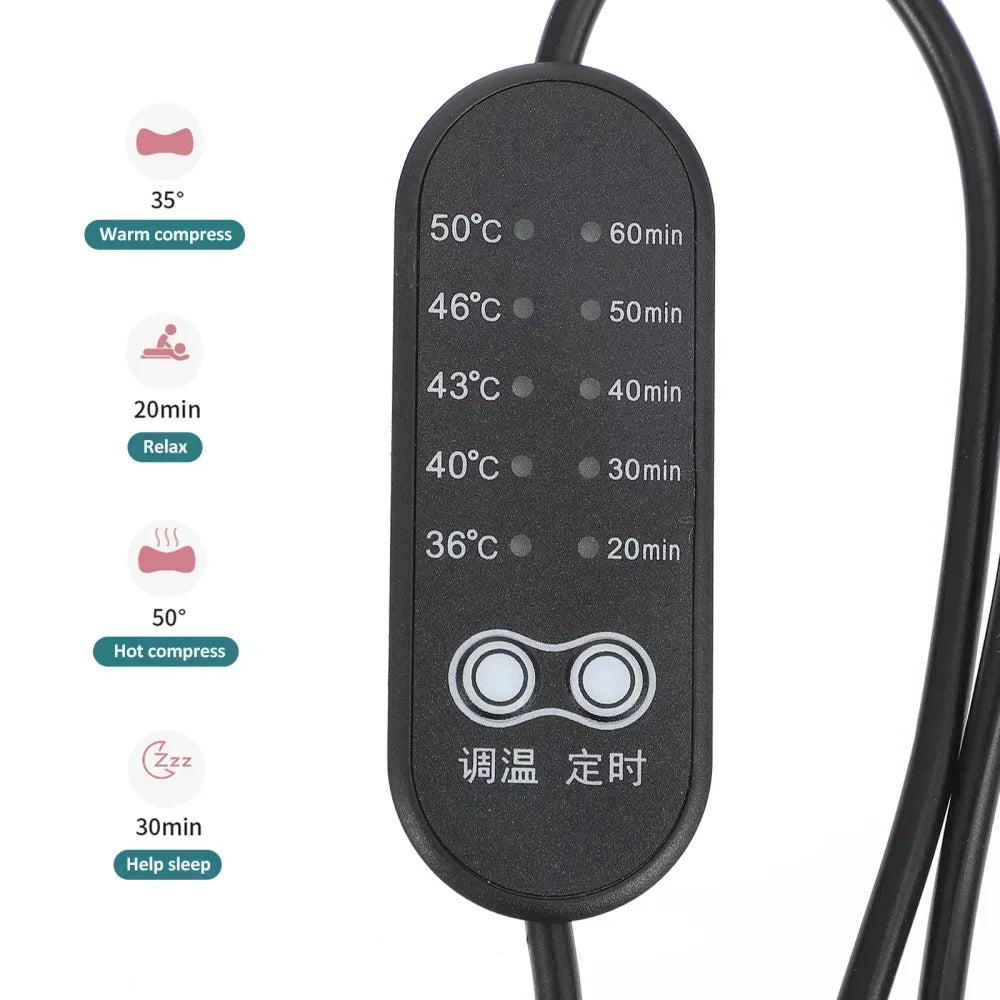 USB Heated Eye Mask Silk Sleeping Mask for Eyes Heating Eye Cover Travel Eyeshade Blindfold Warming Eye Masks