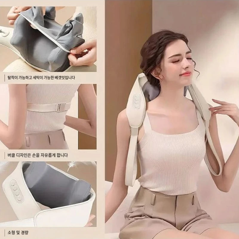 Shoulder-Neck Massager, Back-Shoulder Massager, Back-Shoulder Massager, Wireless Massager, Shoulder-Neck Massager, Pillow-Neck Massager, Back Muscle Relaxer, Full-Body Massager.