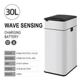 Smart Trash Can Kitchen Automatic Intelligent Sensor Bucket Garbage Dustbin Food Waste Wastebasket 15/20/30/40/50/60L