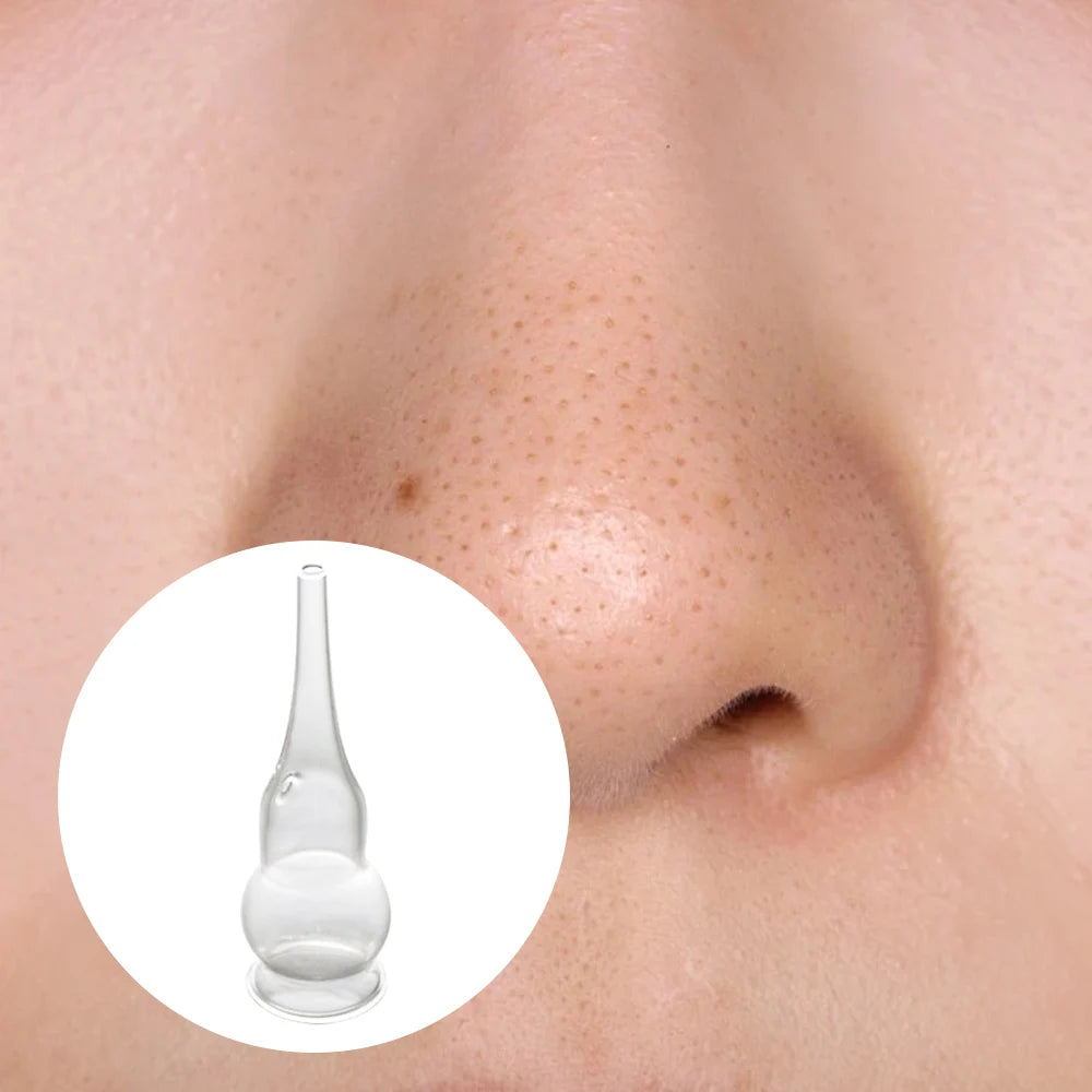 1Pc Vacuum Suction Tube Face Pore Cleanser Glass Pipes Blackhead Removal Extractor Beauty Machine Facial Skin Care Accessories