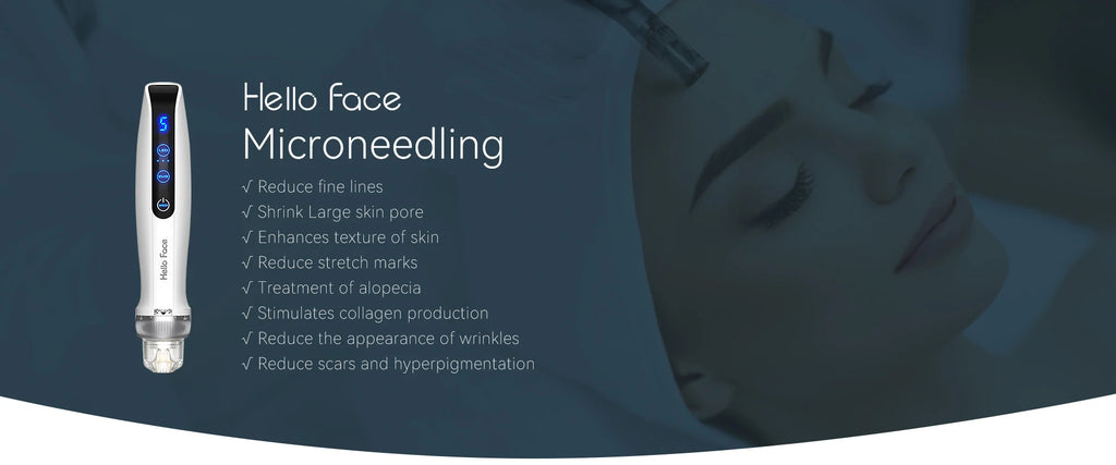 Hello Face Beauty LED Mask Infrared Red Light Wrinkle Reduction Blue Light Acne Treatment 3000mAh Rechargeable Skin Care Device