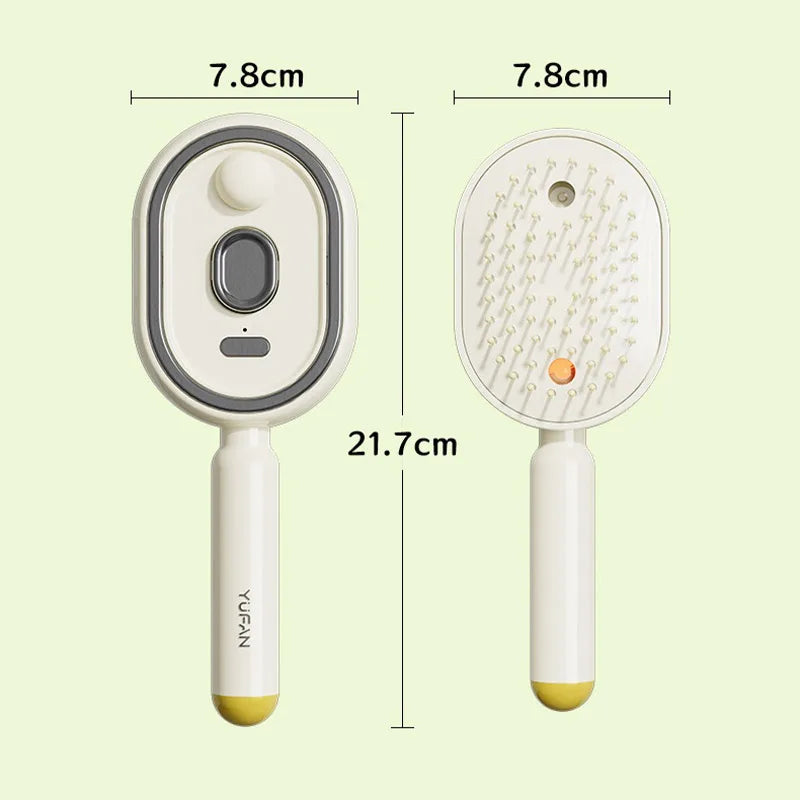 Multifunctional Spray Hair Brush Hydrating Hair Care Brush Electric Scalp Massager Comb For Smoothing Frizz & Hair Volume