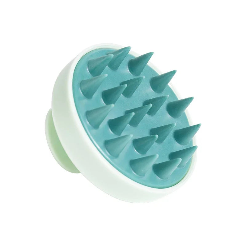 2-in-1 Silicone Scalp Massager & Shampoo Brush - Painless Hair Growth Stimulator for Shower, Gentle Head Spa Tool