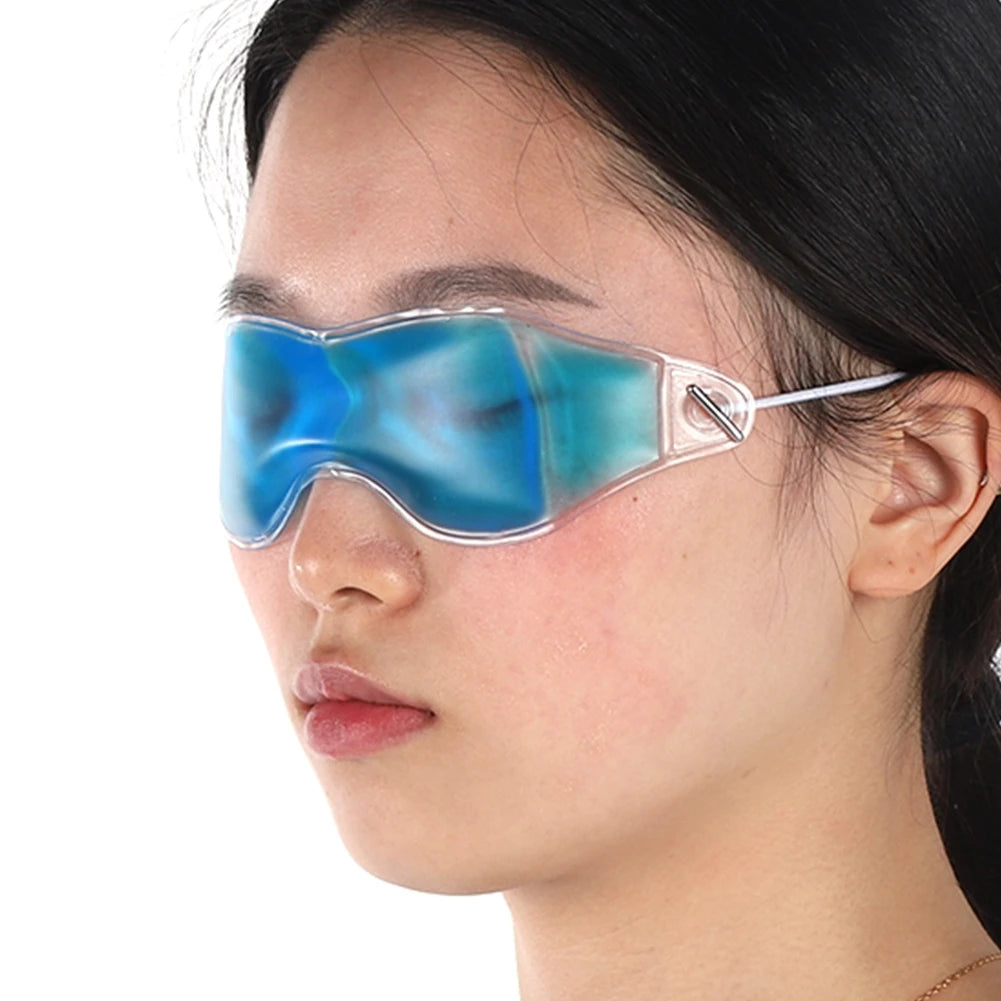Gel Cooling Eye Mask Ice Therapy Compress Pads Sleep Goggles Spa Patch Healing Gels For Comfort Masks Dark Circles Remover Eye