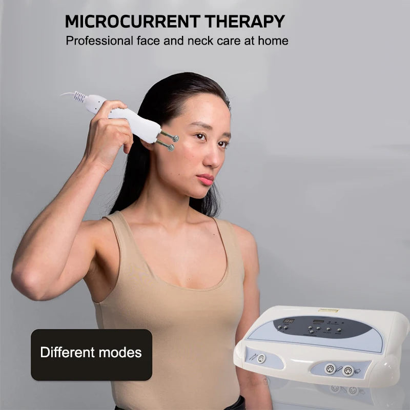 Micro Current Massage Set EMS Facial Lifting Firming Professional Beauty Equipment Promotes Cell Regeneration RestoresElasticity