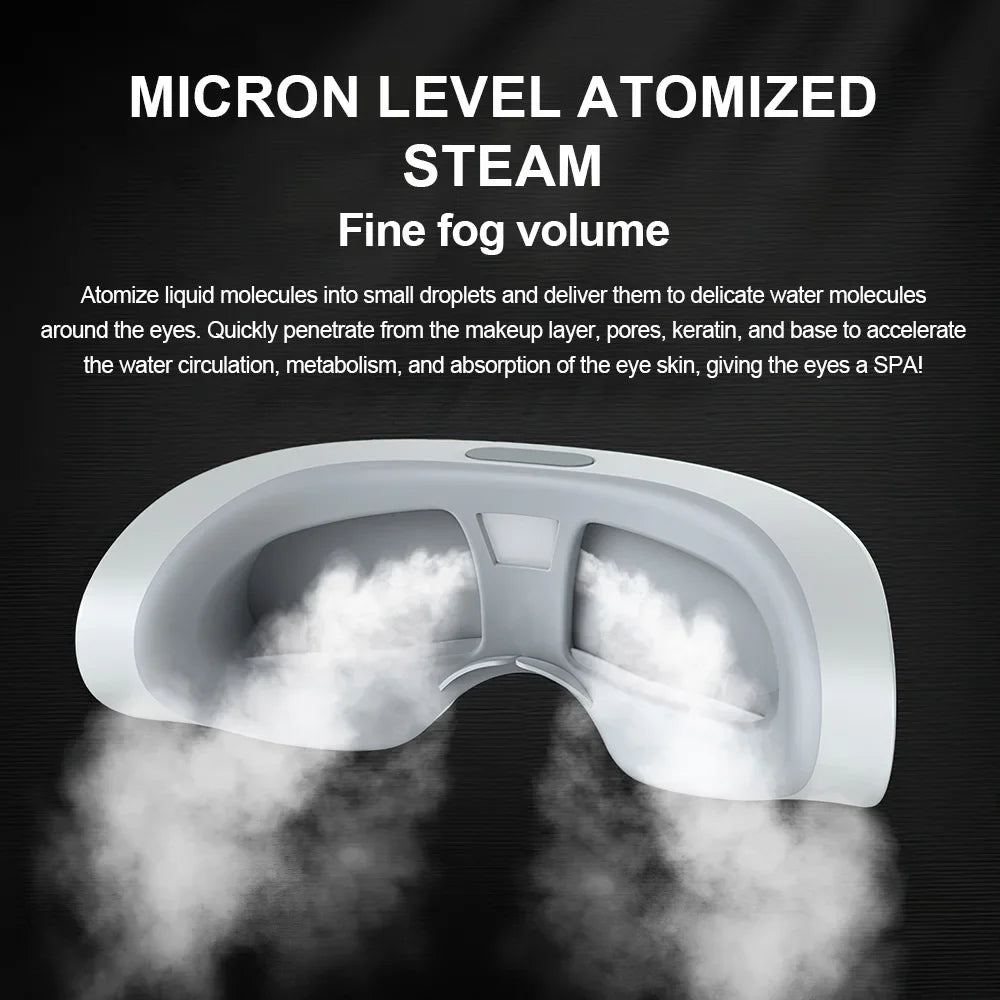 TINSOL Smart eye massager, steam eye mask, eye massager effectively relieves eye fatigue and dry eyes, smart eye care device