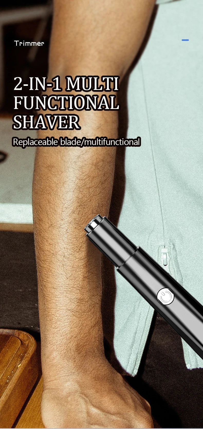 Rechargeable nose hair trimmer electric nose hair trimmer men's shaver nose hair trimmer nose hole trimming scissors
