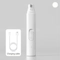 USB Rechargeable Electric Pet Nail Grinder for Dogs & Cats – Quiet Motor with Diamond Grinding Wheel