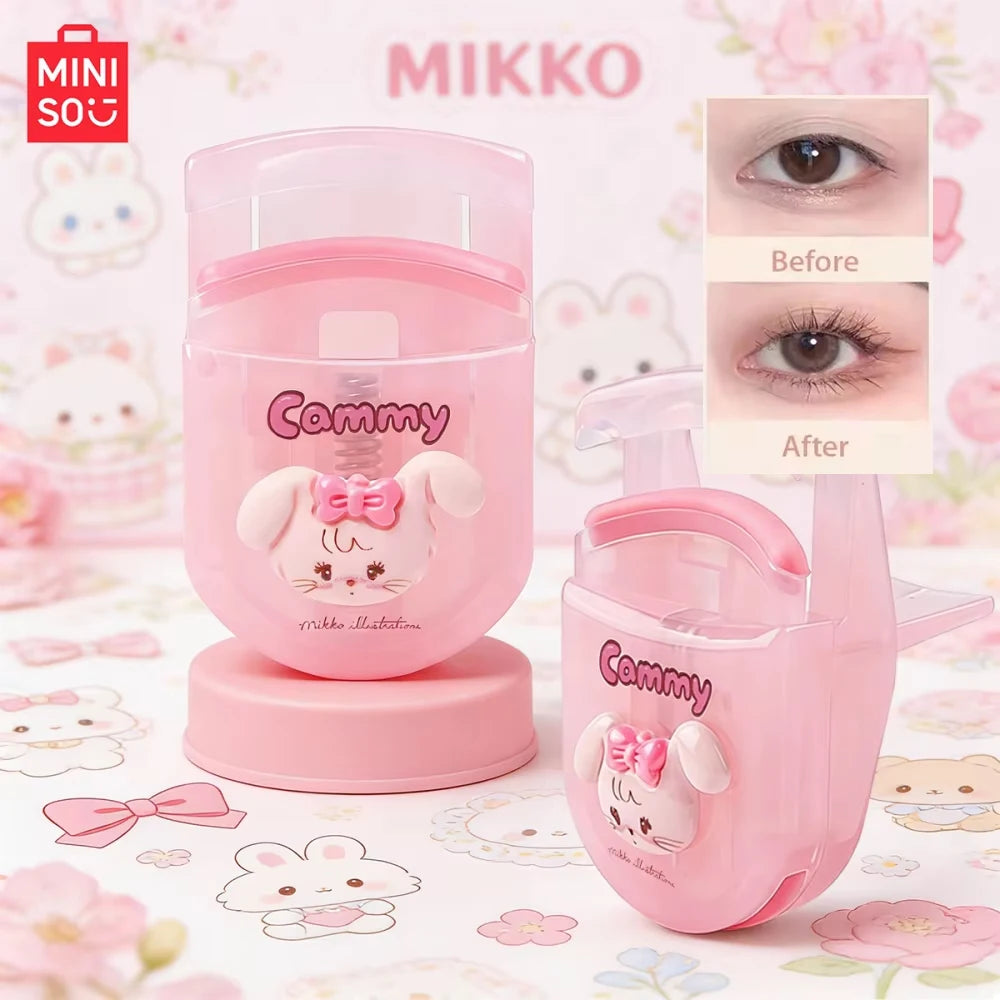 MINISO MIKKO Series Portable Curling Eyelash Curler Makeup Tool Eyelash Curler Eyelash Tool Eyelash Curler