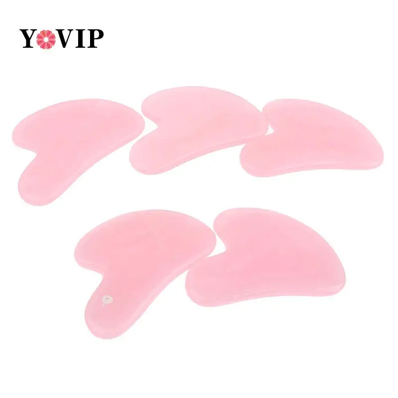 1pc Guasha Scraping Massage Scraper Face Massager Acupuncture Gua Sha Board Resin 7.8x5.4cm