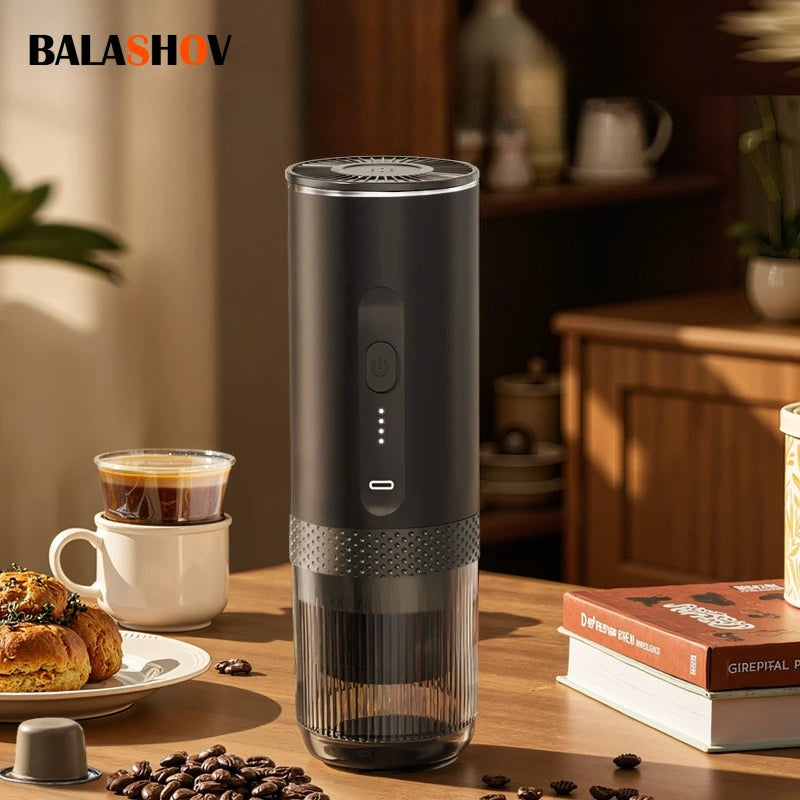 Portable Espresso Machine 20 Bar Heating Coffee Maker Wireless Rechargeable Concentrated Extraction Coffee Machine Travel Office
