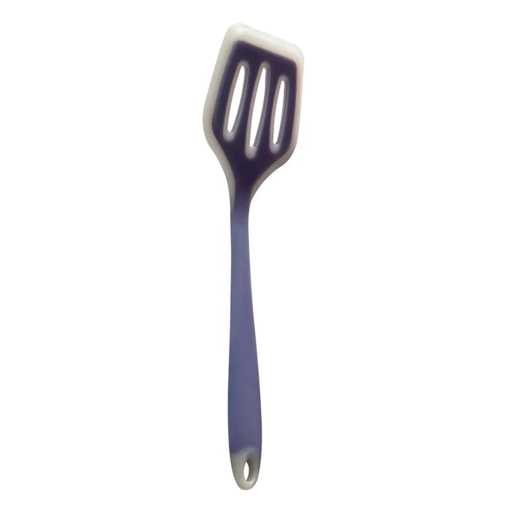 Color Silicone Kitchen Ware Non-stick Set Cooking Utensils Tools Egg Fish Frying Pan Scoop Fried Shovel Spatula Cooking Utensils