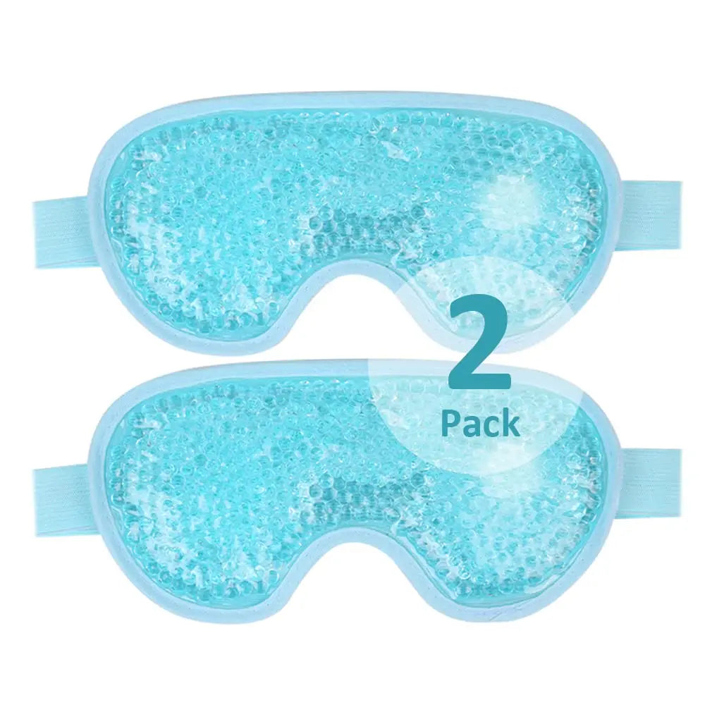 Cooling Eye Mask  with Gel Bead for Puffy Eyes Reusable Cold Compress Ice Pack for After Eyelid Surgery Tension Stress Relief