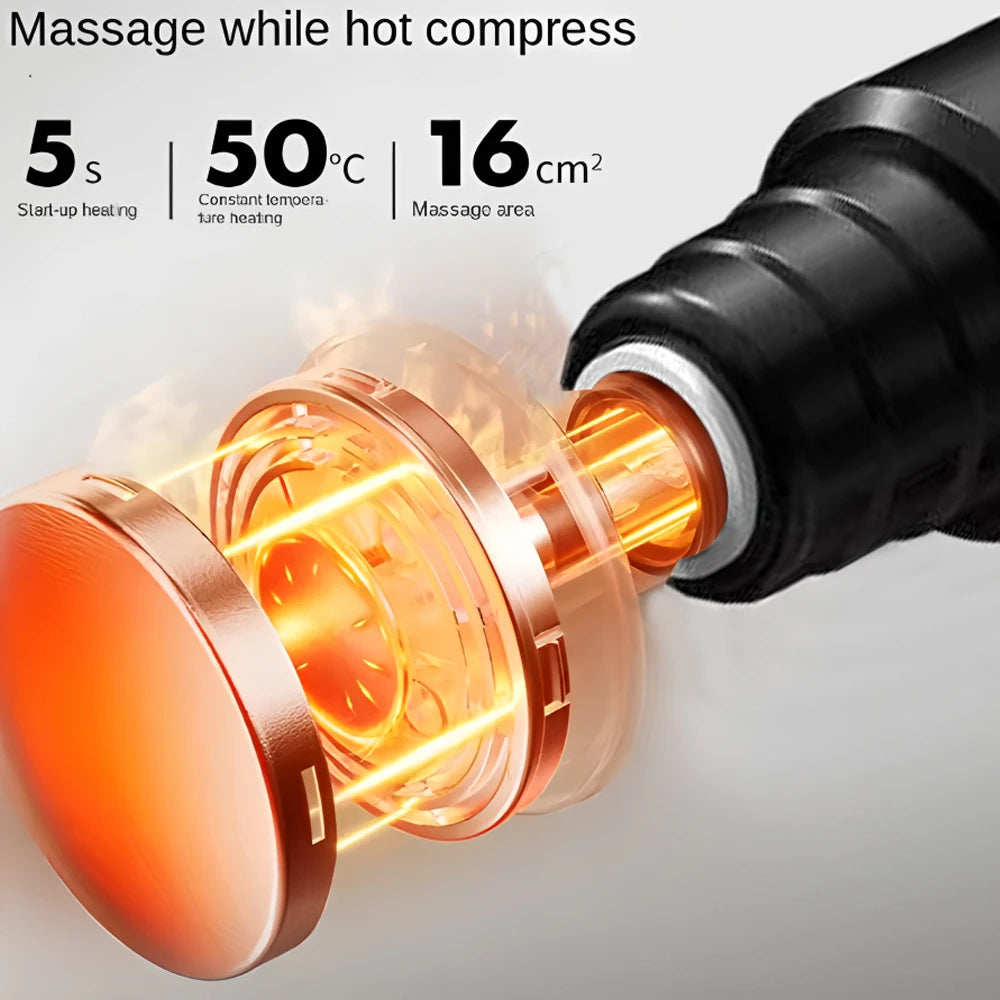 Mini Muscle Massage Gun Body Massager Deep Handheld Percussion Massager For Body Back Neck Leg Cold And Hot Compress Fascia Gun