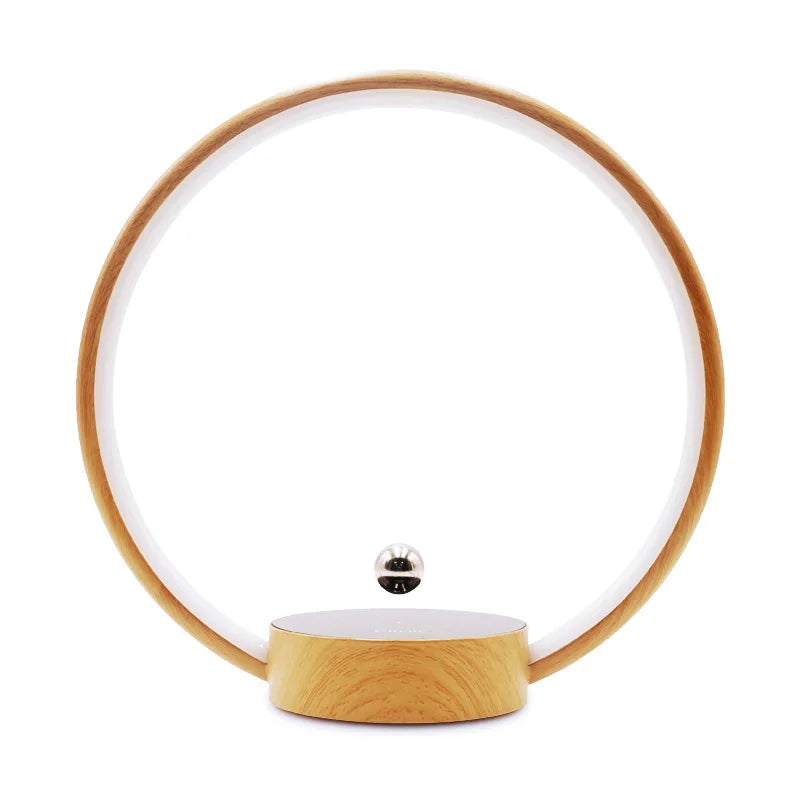 Magnetic Levitating Ring Circular Lamp Gradient Atmosphere Light for Office Bedroom Home Decor Creative Gift Nordic Style Lamp