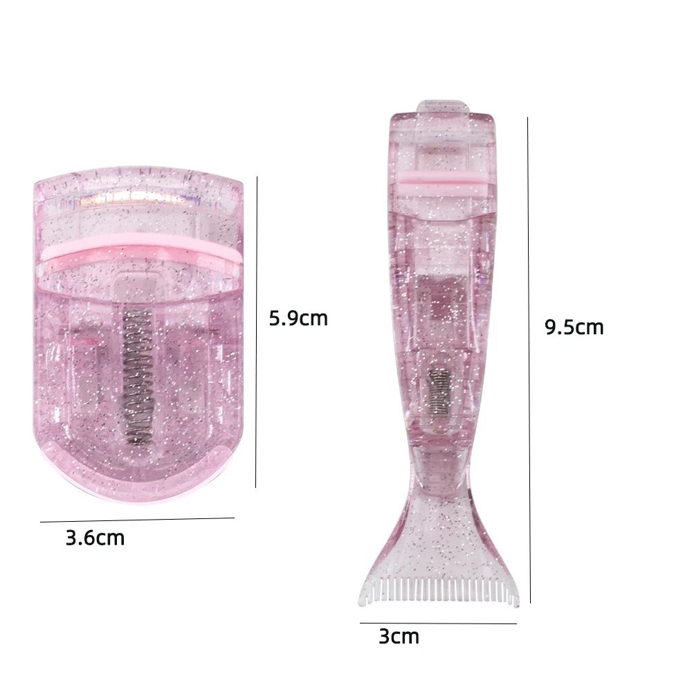 2pc Eyelash Curler Travel Eyelashcurler for All Eyes Shapes Mermaid eyelash curler Portable eyelash curler