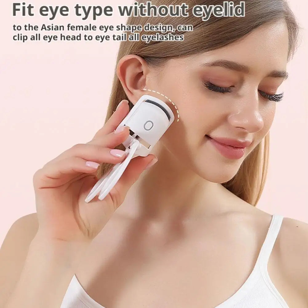 Rechargeable Eyelash Curler ABS Craftsmanship Electric Lash Curler Heated Eyelash Curler Silicone Pads For Eyelash Protection