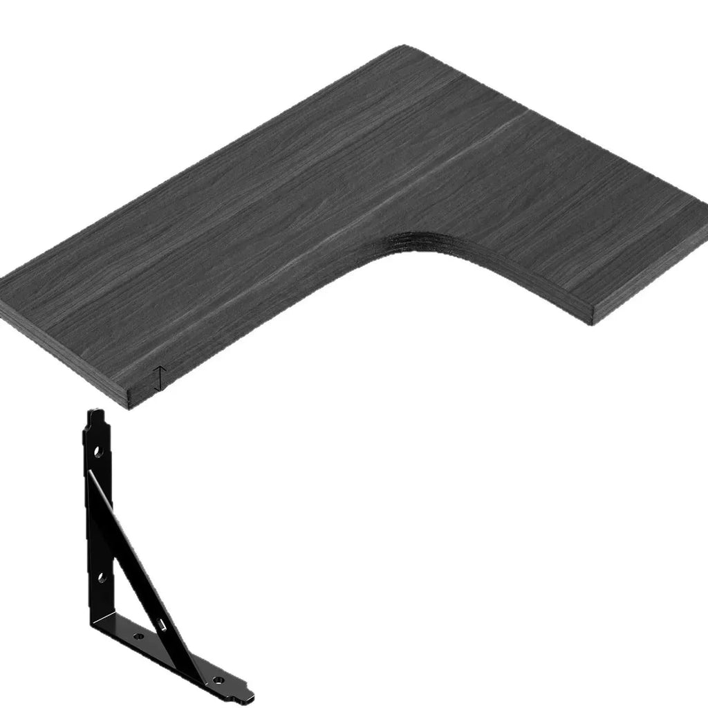 Modern Wood Floating Shelves Wall Mounted Space Saving Corner Design For Home Decoration Top Quality Delicate Style