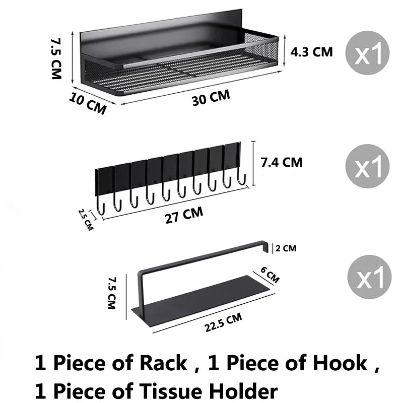 Metal Magnetic Spice Storage Rack for Refrigerator Oven Magnetic Fridge Shelf for DIY Kitchen Spice Organizer Magnetic Shelf