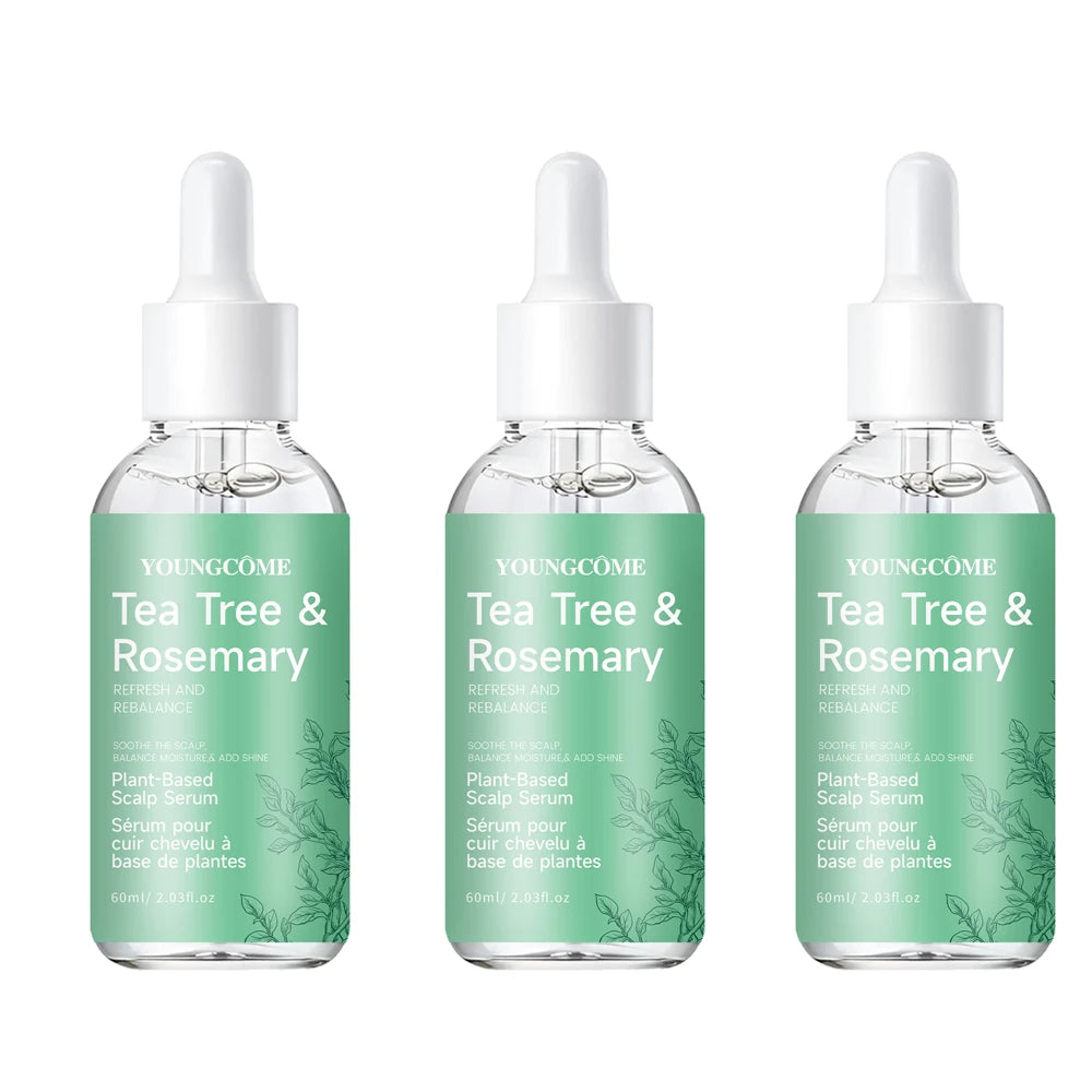Scalp Serum Hair Care Tea Tree & Rosemary Plant-Based Scalp Serum, Refresh & Rebalance, Soothe Scalp, Balance Moisture