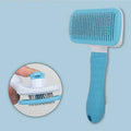Self Cleaning Slicker Brush Pet Grooming Brush One Button Hair Removal Comb for Dogs Cats Removes Loose Undercoat Tangled Hair