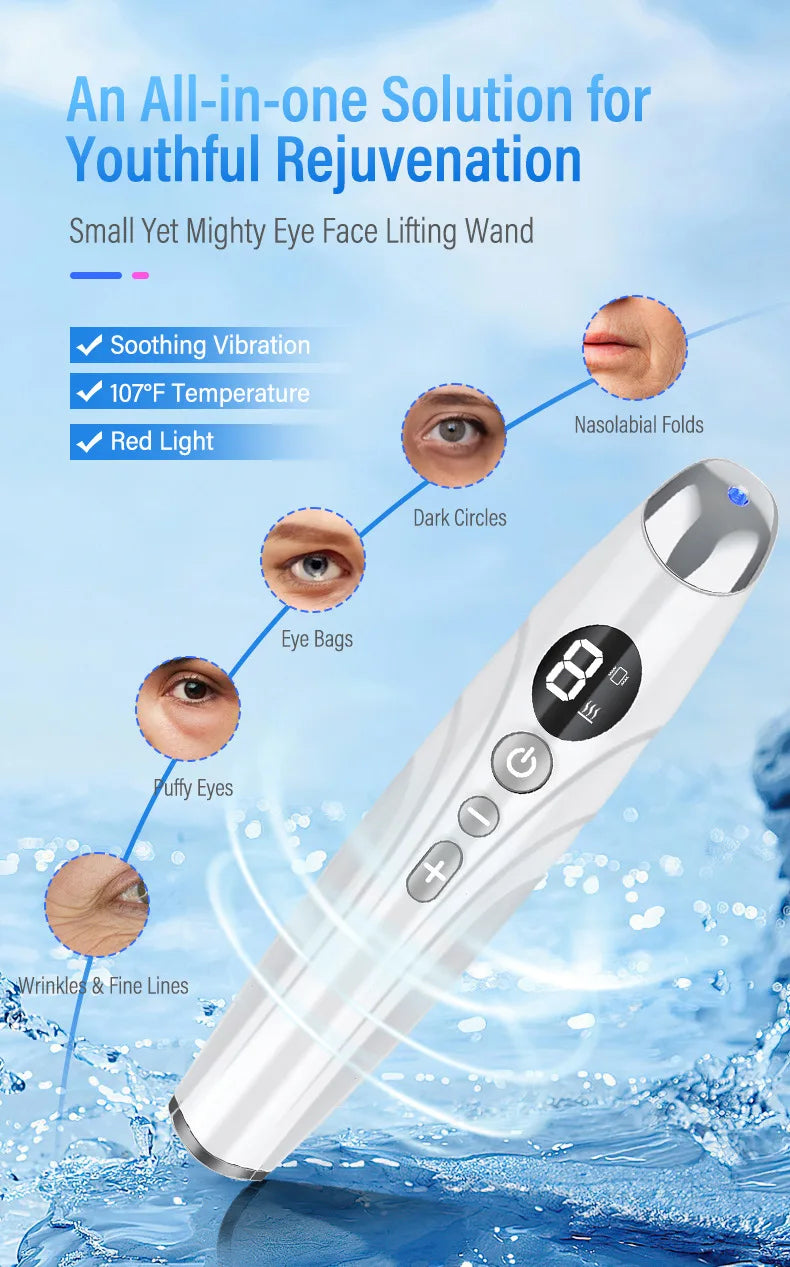 Electric Eye Massager Vibrating Eye Cream Essence Introducer Constant Eye Massager Face Eye Care Pen