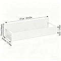 White Magnetic Spice Rack For Fridge Side Wall Mount Organizer Kitchen Storage Container Washing Basket Produce Bowl Box