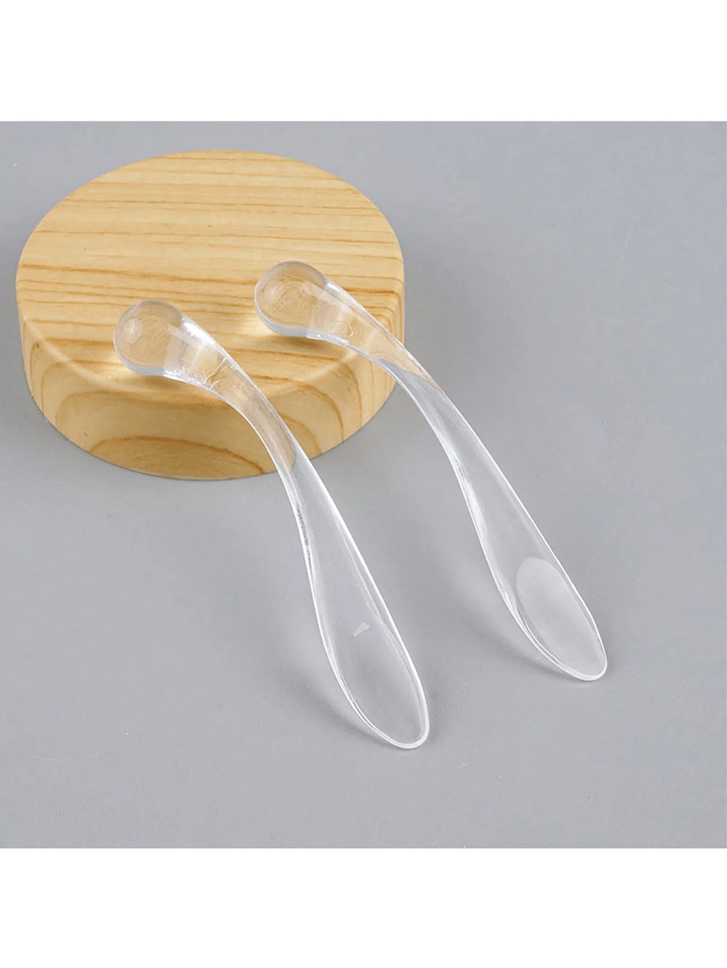 Face Cream Scoop, Eye Roller Massage Stick, DIY Multifunctional Eye Cream Mask Spoon, Dispensing Scoop, Transparent Mask Stick