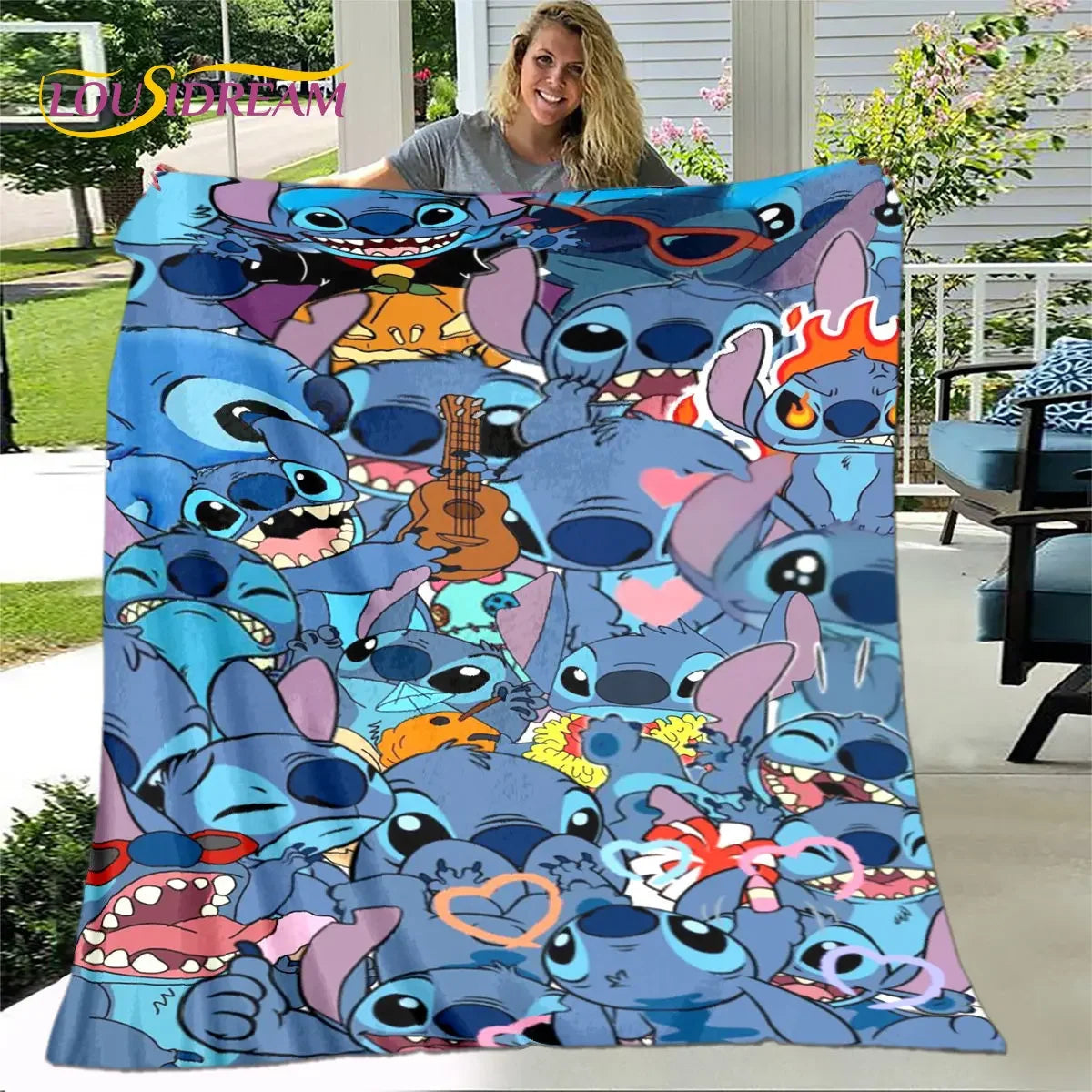 Cute Cartoon Children's Blanket,Flannel Blanket Throw Blanket,Sherpa Warm Kid Blanket for Living Room Bedroom Beds Sofa Outdoors