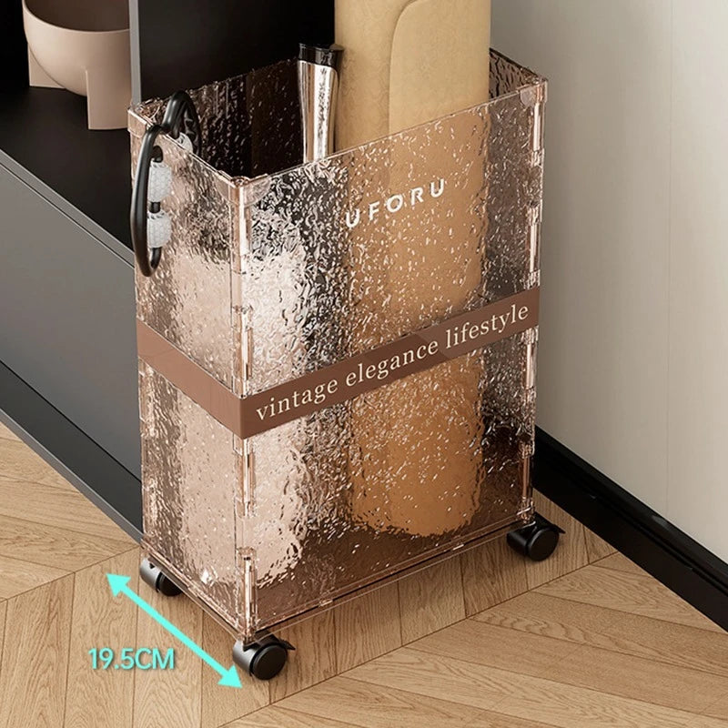 Multifunction Storage Baskets Bedroom Bathroom Organizer Baskets Indoor Large Capacity Toys Clothes Storage Basket with Wheels
