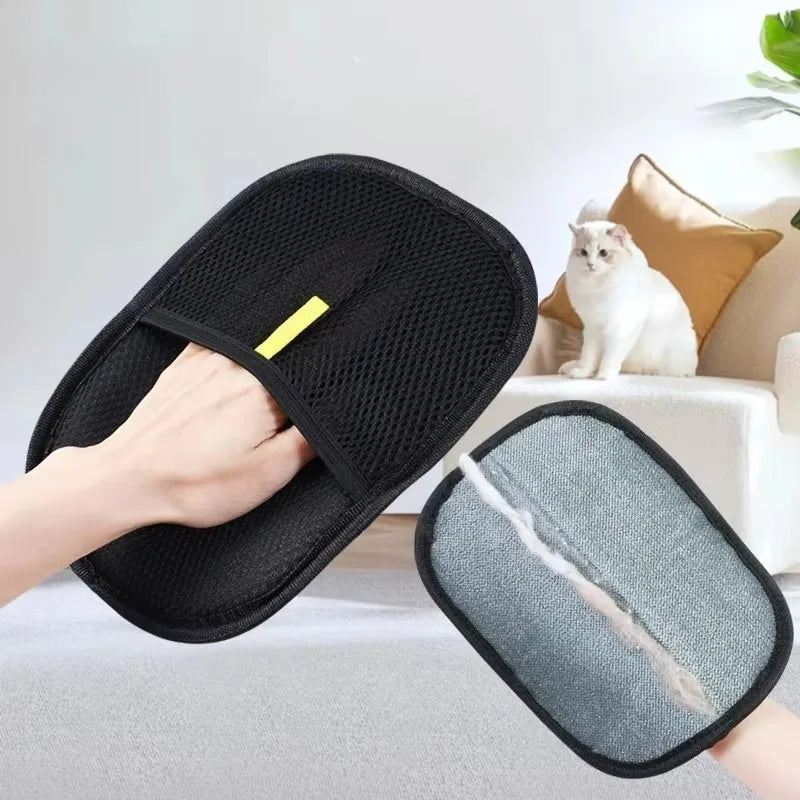 Pet Hair Remover Portable Washable Clothes Hair Dehairing Gloves Pet Cat Dog Hair Removal Cleaning Products Pet Accessories