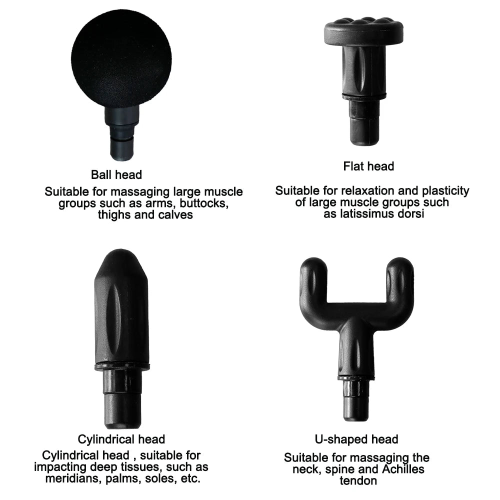 Professional Massage Gun Electric Shock Muscle Relaxation Vibration Fitness Massager For Body Neck Home Travel Fascia Gun Device