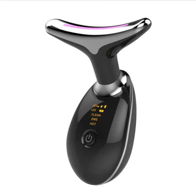 7 Color Neck Face Lifter Ems Neck Face Lifting Massager Skin Tighten Device Led Photon Therapy Anti Wrinkle Double Chin Remover