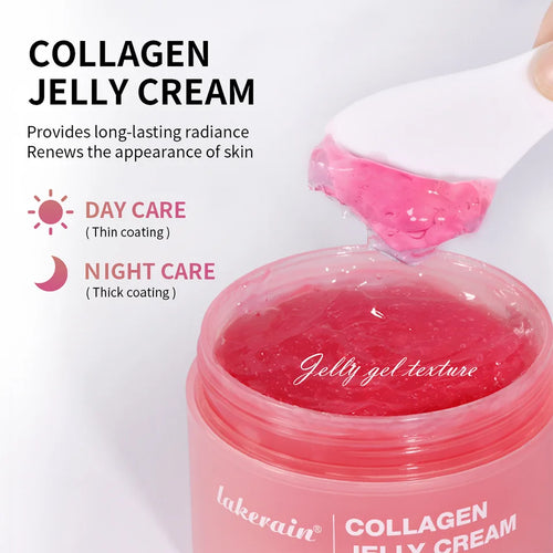 100ml Collagen Jelly Face Cream, Moisturizing Firming Anti-Aging, Brightening Wrinkle Remover Skin Care