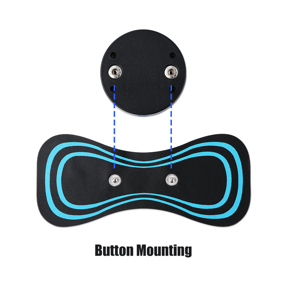 Mini Electric Neck Massager Portable Rechargeable Cervical Vertebra Massage Patch For Muscle Relax Dropshipping Neck Massager